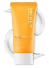 A'PIEU Pure Block Daily Sunscreen Cream 50ml | Korean Sunscreen for Daily Use