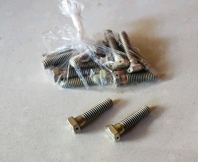 10 Hex Head Bolt 5/16-18 Coarse x 1 1/4 Drilled Safety Wire Grade 5 Yellow Zinc