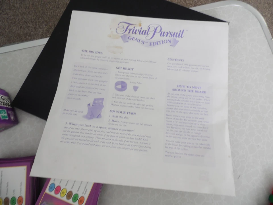 Hasbro/Parker Trivial Pursuit Genius Edition 2 to 36 players age 15 to adult vgc - Image 2 of 4