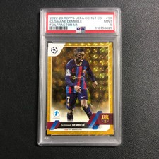 2022-23 Topps UEFA UCC 1st Edition Ousmane Dembele Foilfractor 1/1 PSA 9