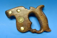 Vintage DISSTON & SONS No. 9 Saw - 4 Nuts, 1845 – 1918 - Applewood Handle Tool