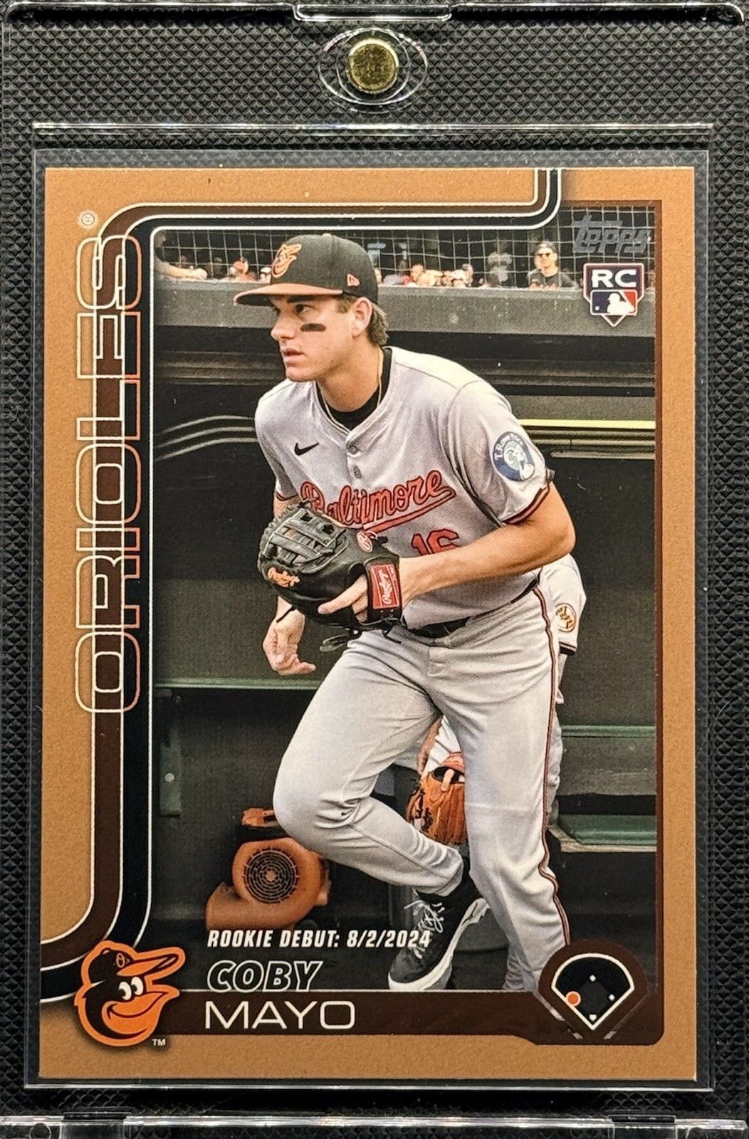 2025 Topps Update Series - Rookie Debut Coby Mayo #US282 Gold /2025 (RC)
