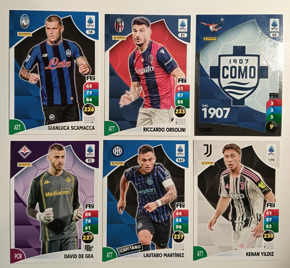 ADRENALYN XL 2025-2026 CARDS BASE DA 1 A 180 PANINI