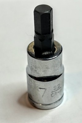 Pittsburgh  Hex Bit Socket - H 7 -  7 mm x 3/8'' -Free USA Shipping