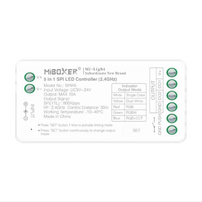 Miboxer SPIR5 - 5 in 1 SPI LED Controller (2.4GHz)