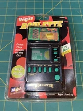 1998 MGA Vegas Roulette Handheld Electronic Travel Casino Game Toy New Sealed