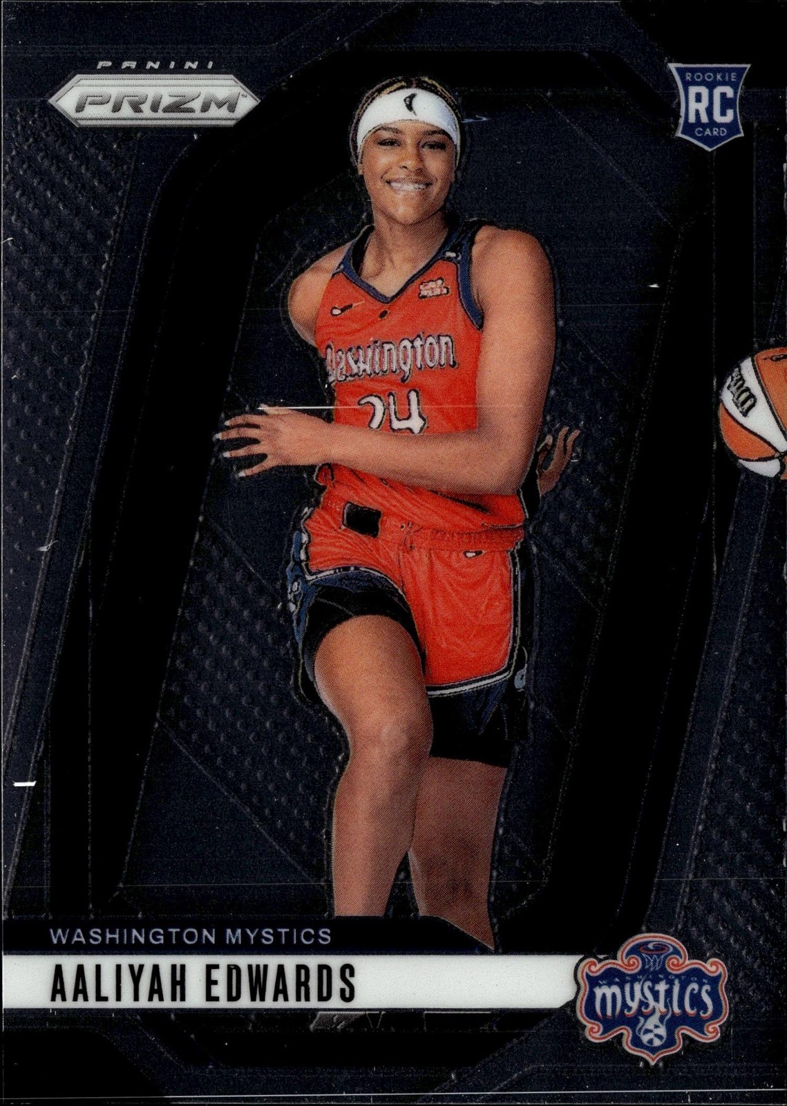 2024 Panini Prizm WNBA Aaliyah Edwards Card #142