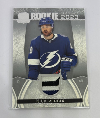 2022-23 Upper Deck The Cup Rookie Class of 2023 /49 Nick Perbix Patch