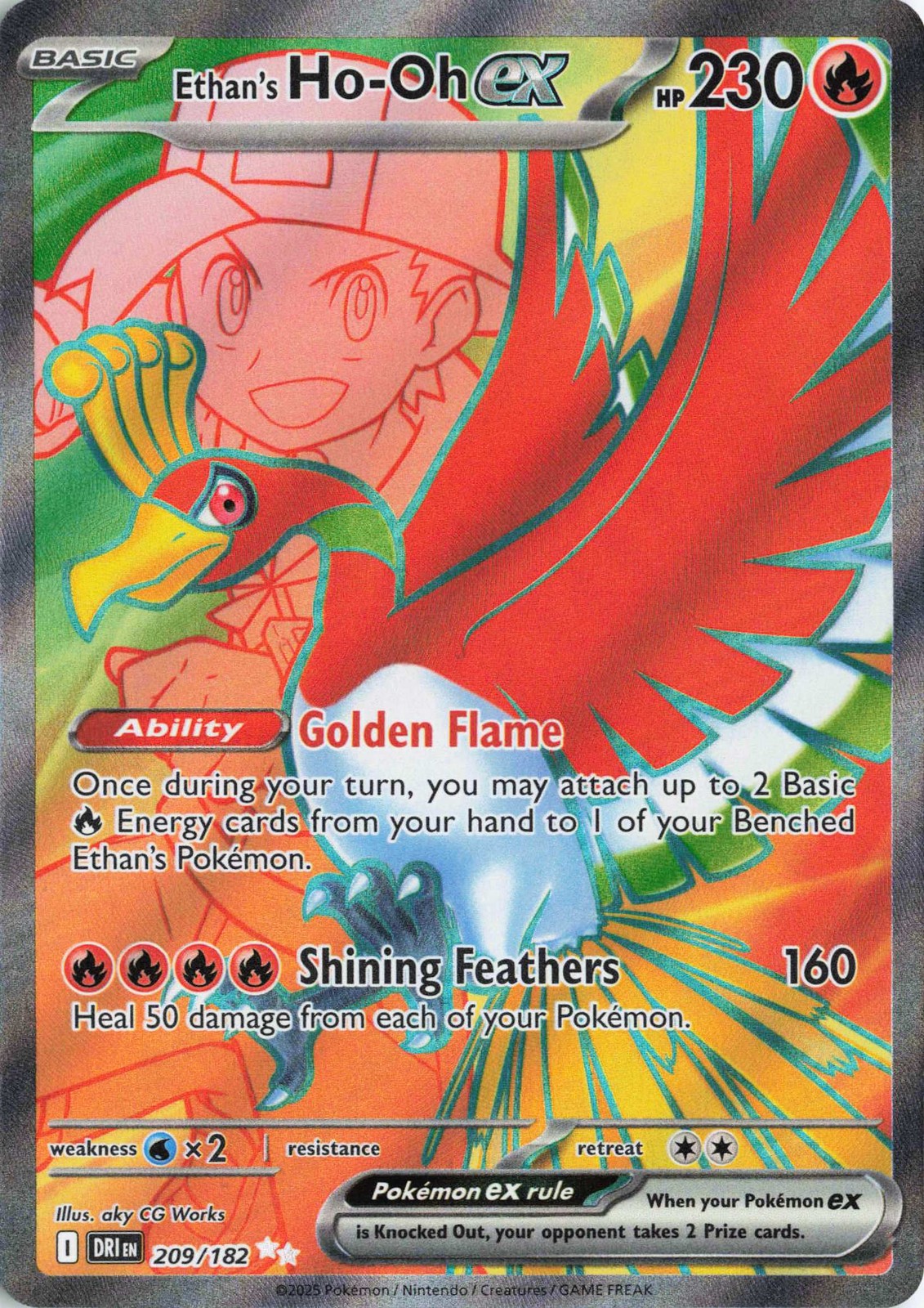 Ethan's Ho Oh ex 209/182 | NM