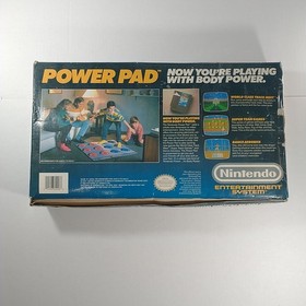 Original Nintendo NES Console With Power Pad In Box 2 Controllers 5 Games Tested