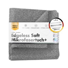 chemicalworkz Poliertuch Premium Edgeless Soft Touch Tuch Grau 500GSM 40×40