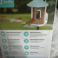 Birdfy AI-Smart Bird Feeder with Camera, Bird Lover - Android/Apple Compatible 