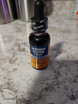 Herb Pharm Nervous System Tonic liquid 1 Oz Exp. 5/2030! New, Sealed.