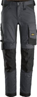 SNICKERS WORKWEAR Stretch Arbeitshose stahlgrau-schwarz Gr.50