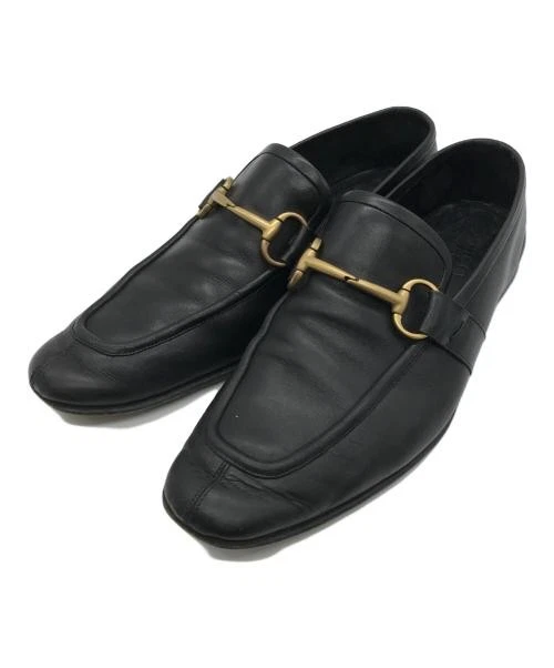 Mocassins homme Gucci cuir noir 43/US 9,5 chaussures habillées