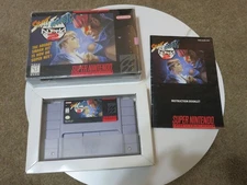 Street Fighter Alpha 2 SNES Complete In Box CIB, Tested & Working RARE!