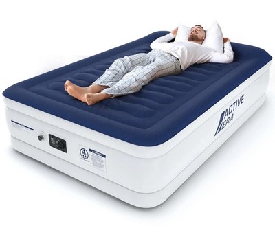 Active Era  Luxus Doppel Luftbett mit integrierter elektrischer Pumpe UVP 99,99£