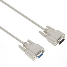 25Ft DB9-M/F Null Modem Cable