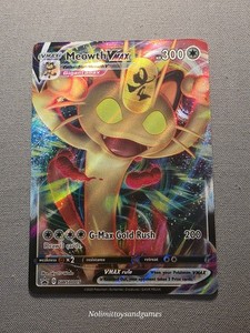 Pokémon TCG: Set Meowth V E VMAX SWSH004 & SWSH005 - Carte Promo Black Star - NM