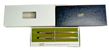 Cross 12KT Gold Filled Pen  Mechanical Pencil Set w Box Vintage