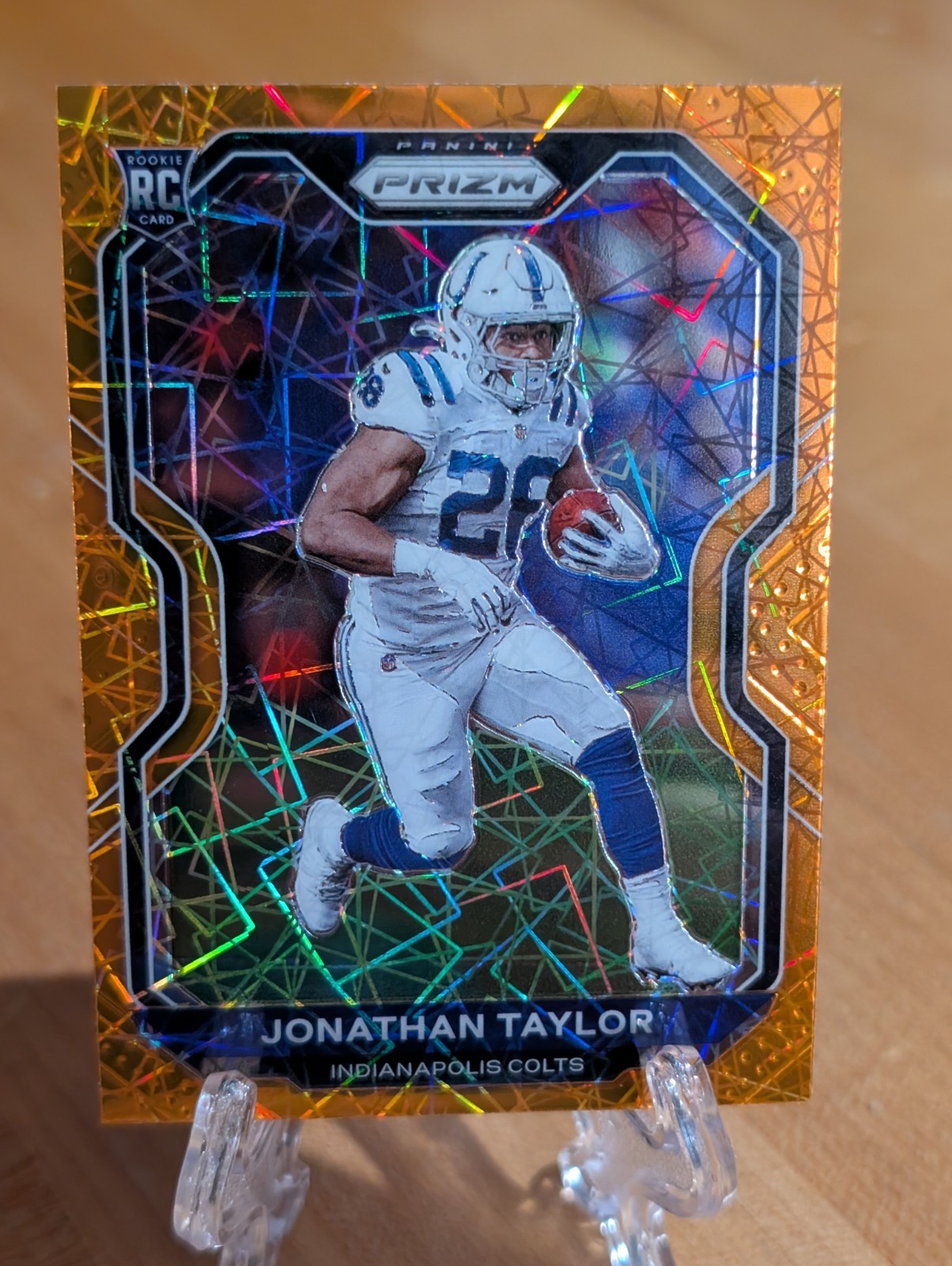 2020 Panini Prizm - Rookie Jonathan Taylor #332 Lazer Prizm (RC)