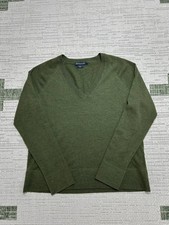 Pendleton Sweater Womens Large Green Merino W...