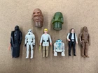 STAR WARS 1977 FIGURES LOT VTG VADER SKYWALKER SOLO CHEWIE TROOPER R2D2 & MORE