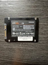 Samsung Evo 870 2TB SSD 2.5 SATA 98% SMART Health