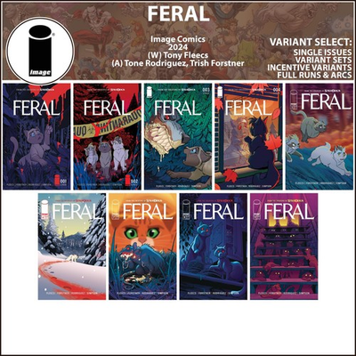 #ad #ad Feral 2024 #1 2 3 4 5 6 7 8 9 Image Comics COVER SELECT $59.88