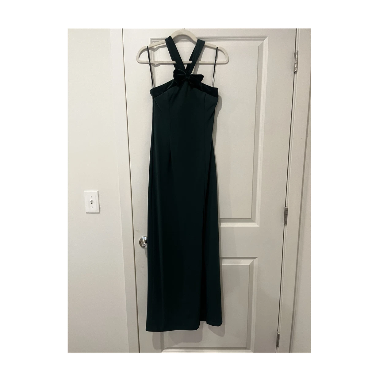 ebay green velvet dress Retro Stage V-Neck Pearl A-line Velvet Vintage Dress Wine Red main image 0