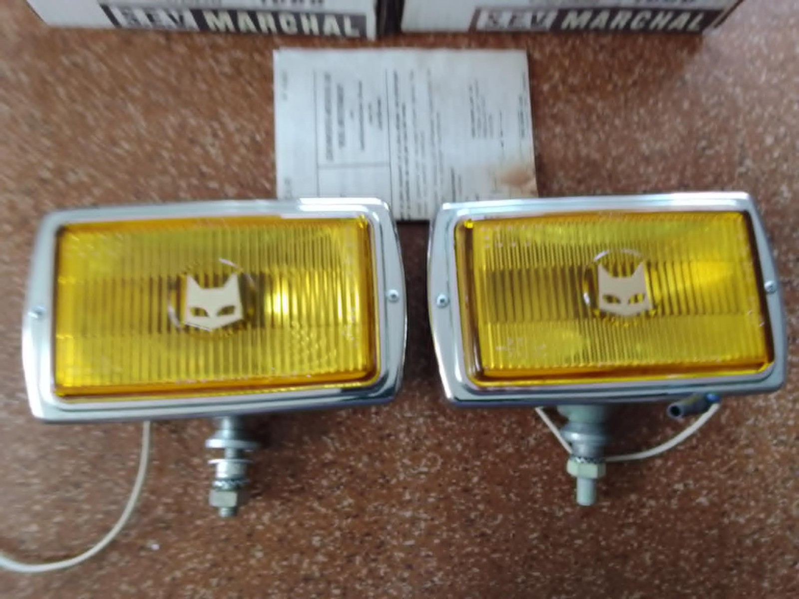 Marchal 850GT yellow fog lights fog lamps
