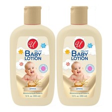 Silk Soft Oatmeal Scented Baby Lotion, 12oz. 355ml  Pack of 2 