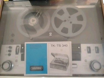 GRUNDIG HI FI TS 340 DELUXE REEL TO REEL TAPE RECORDER TUBE SOUND. GERMANY 60s