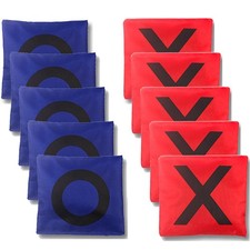 Bean Bags for Tic Tac Toe and Cornhole Toss Games, Bean Bags for Kids Adults ...