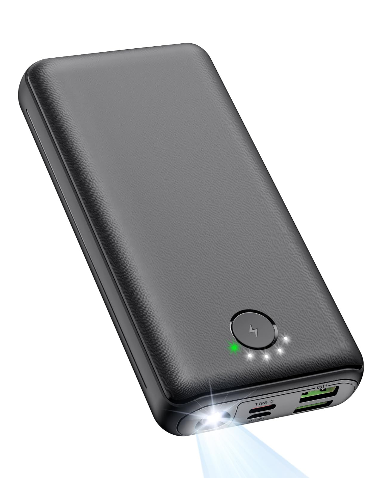 Portable Charger Power Bank 30000mAh - USB C 22.5W Fast Charging External Bat...-image