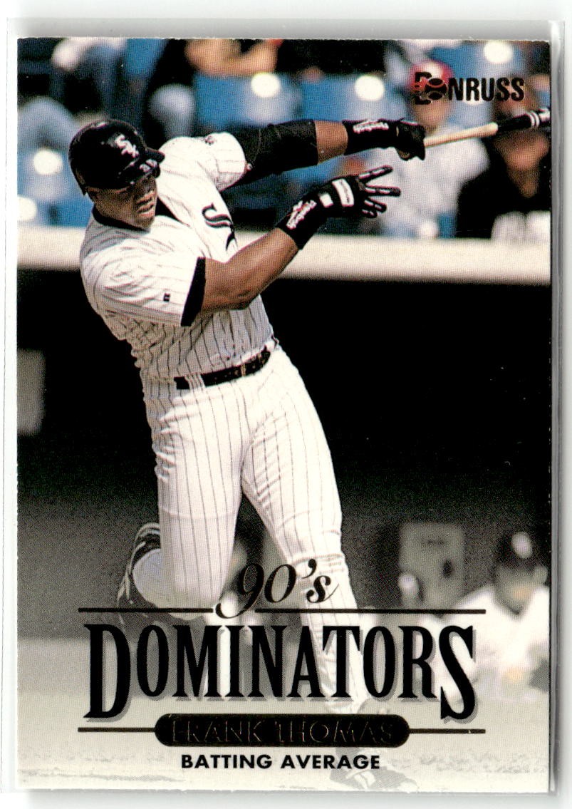 1994 Donruss #2 Frank Thomas 90's Dominators: Batting Average