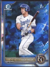 2022 Luca Tresh Bowman Chrome Sapphire 1st Bowman RC #BCP-136 (H3368)