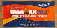 2021 Ironman 70.3 World Championship St. George Utah UT Triathlon Race Towel 58"