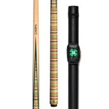 McDermott CHOPSP2 Chops Sneaky Pete Skateboard Pool Cue FREE Hard Case