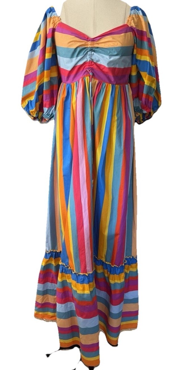 knee length dresses for ladies Pink Floral Glam Scarf Maxi Dress  FARM Rio