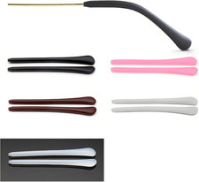 5 Pairs Colorful Anti Slip Silicone Eyeglass End Tips Glasses Ear Hooks Sport Ey