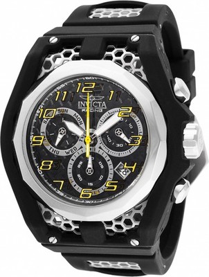 Invicta 47207 Invicta Racing Black Dial 53.50 mm Men's Watch New