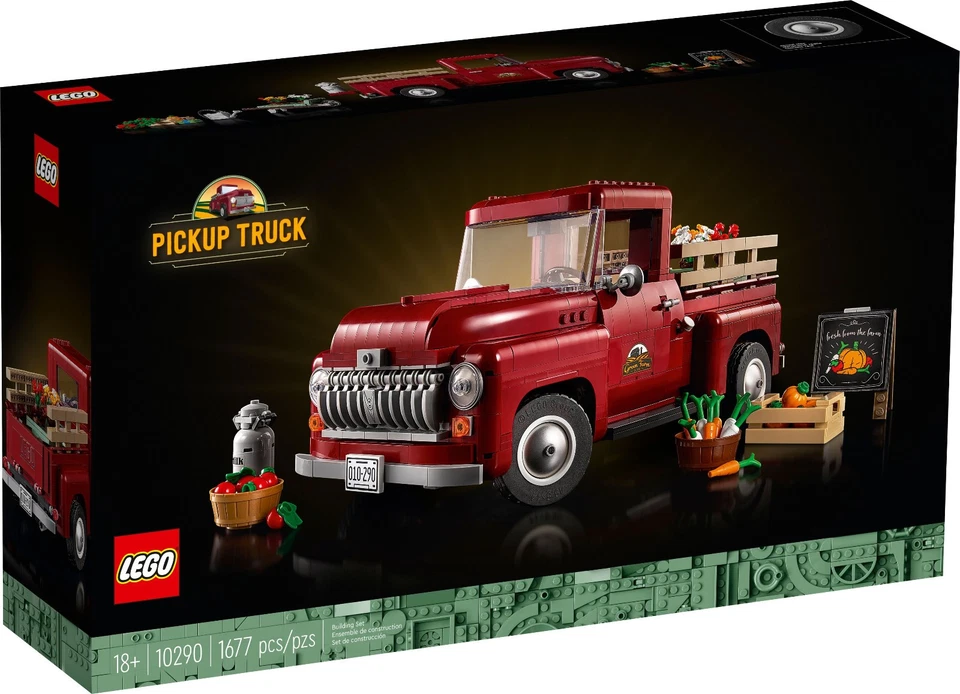 ✅ 1-2-3 STEINE ✅ Lego Creator 10290 ✅ PICKUP TRUCK rot ✅NEU - Bild 1 von 1