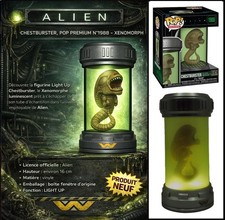 Alien - Chestburster -  Xenomorph- POP Movies -figurine avec tube lumineux-NEUF