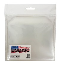 50 USDISC Plastic Sleeves 4mil 6 x 5, (Clear) No Stitches
