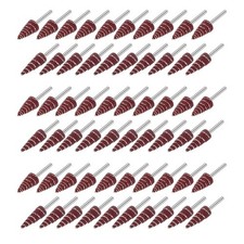 60x Cone Shape Abrasive Flap Wheel (10mm&12mm) 1/8" Shank For Grinder Drill 0.38 per gallon