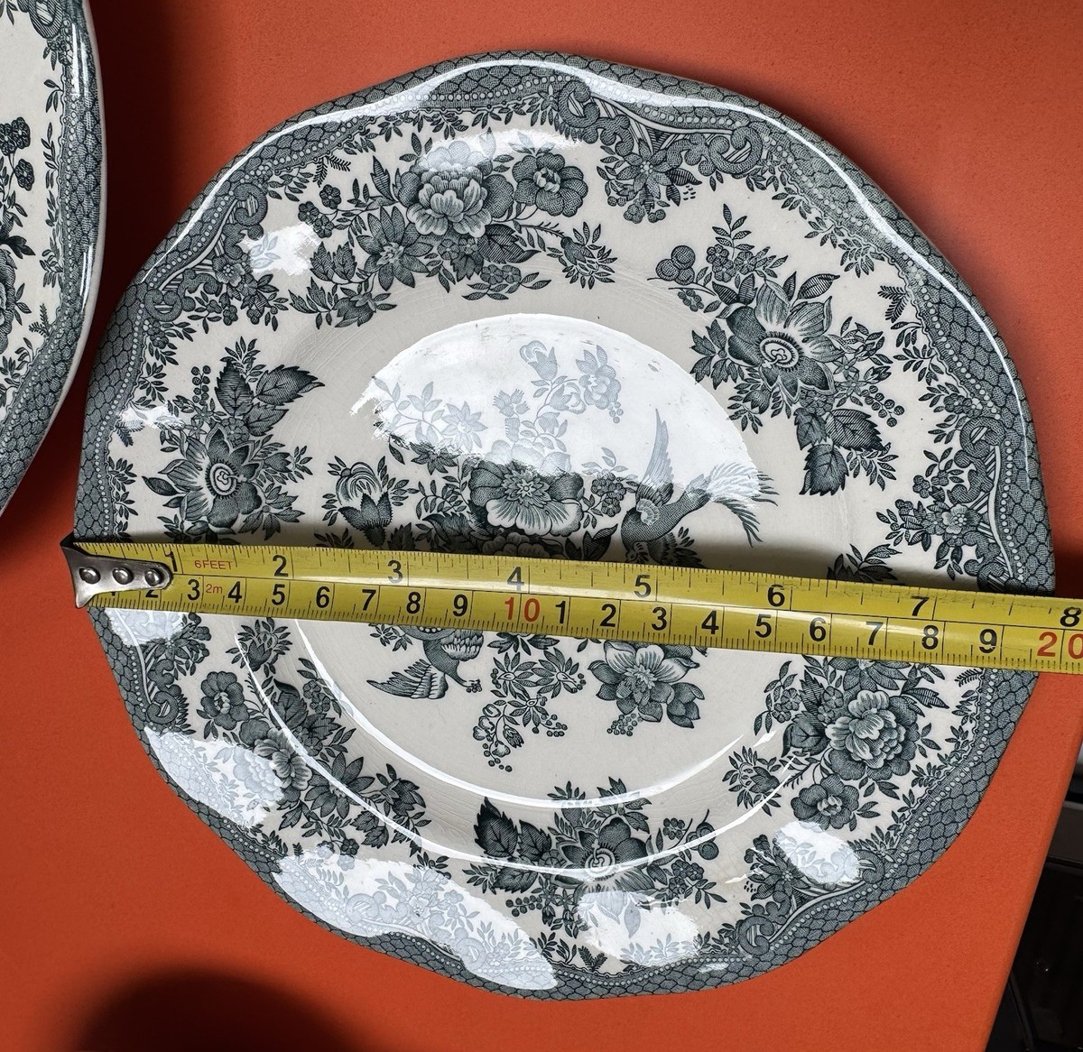 Vintage Enoch Wedgwood Asiatic Pheasant Set Of 7 Pieces MINT Rare