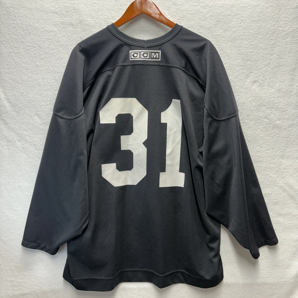 Vintage San Jose Sharks CCM Hockey Jersey Men's Size XXL Black Authentic NHL - Image 2 of 4