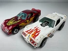 Vintage 1977 Hot Wheels Pontiac Firebird Trans Am & Fireball Funny Car Lot