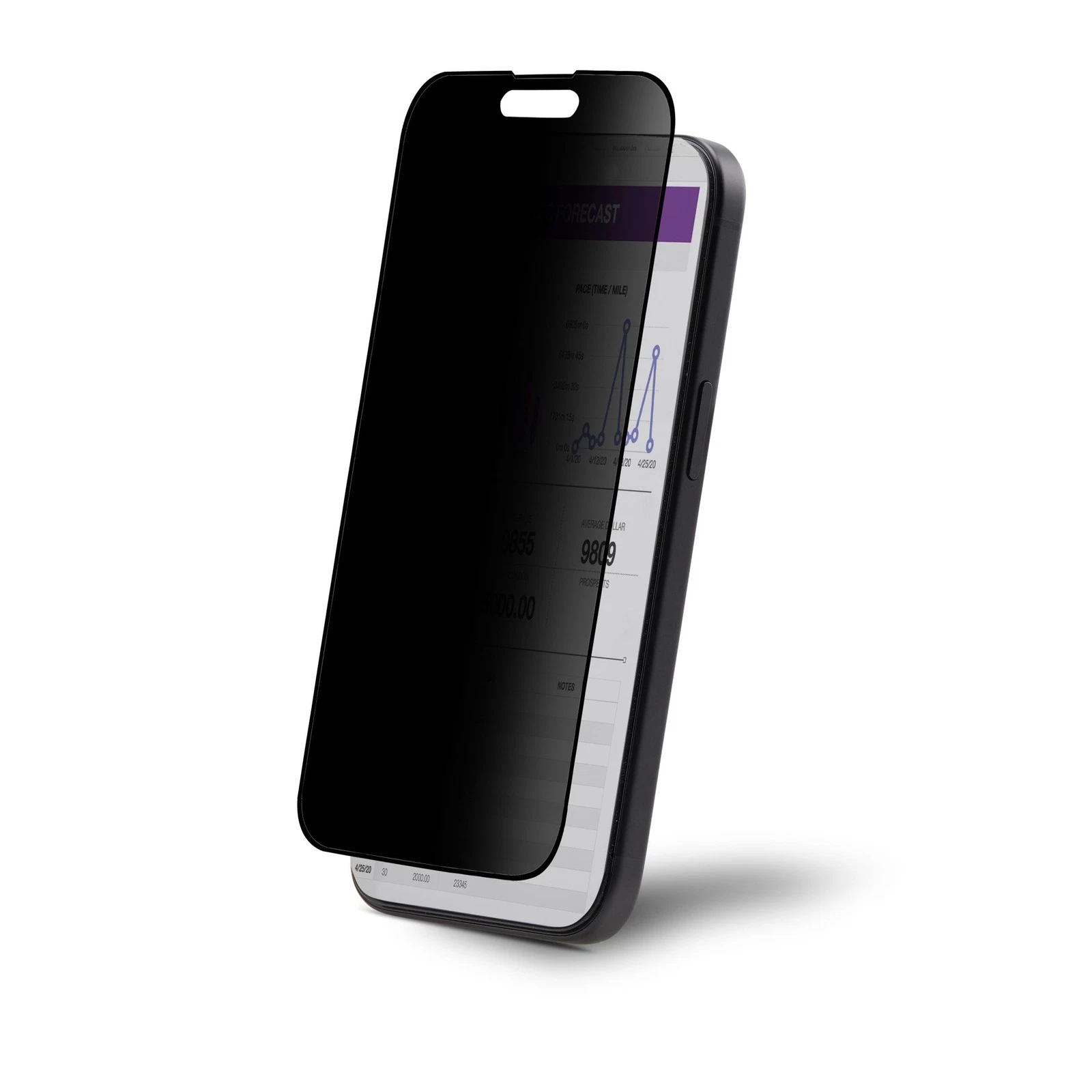 StarTech.com 4-Way Privacy Filter for iPhone 15 Pro Max, Port